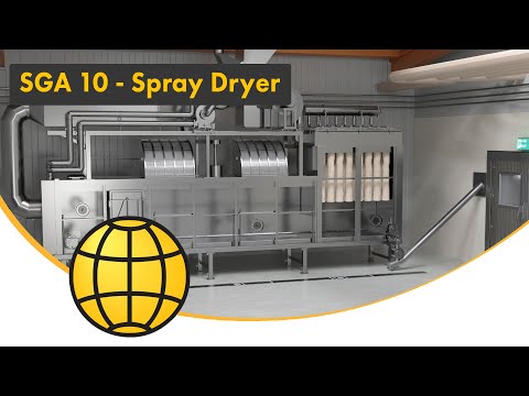 Powder Processing (Spray drying) for New Businesses: The SGA 10 for Small-Scale Businesses