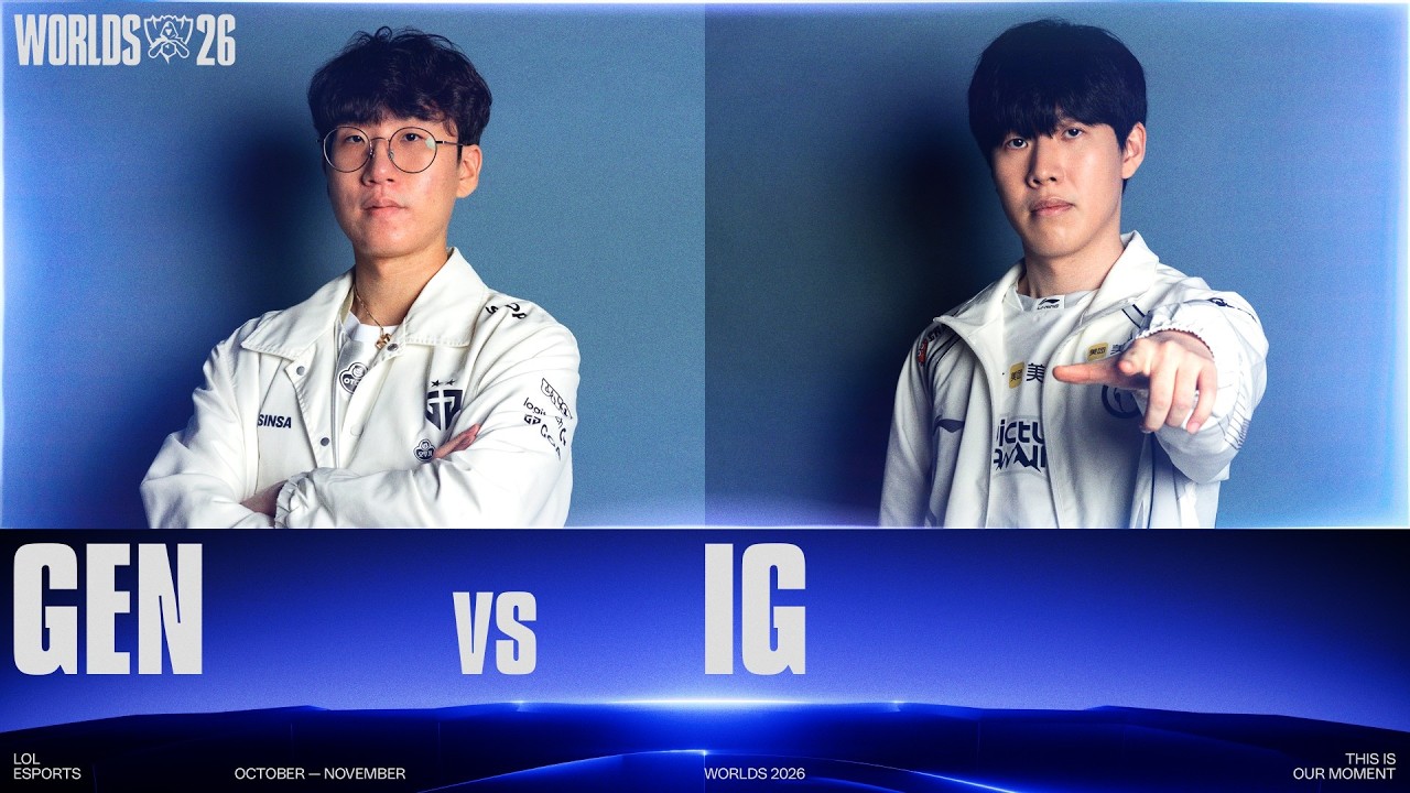 Vídeo: 🎬 GEN vs. IG | WORLDS 2026 | Swiss Stage | Day 05