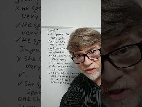 Do You Make This Common Error Good and Language? Many Do - English Tutor Nick P