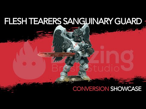 Flesh Tearers Sanguinary Guard | Warhammer 40k | Space Marines - Conversion Showcase