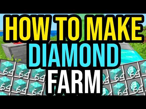 Easiest Diamond Farm Minecraft Bedrock PS4/PS5, Xbox, MCPE, Switch & PC