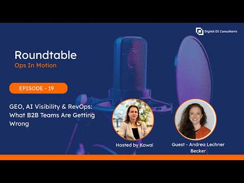 GEO, AI Visibility & RevOps: What B2B Teams Are Getting Wrong