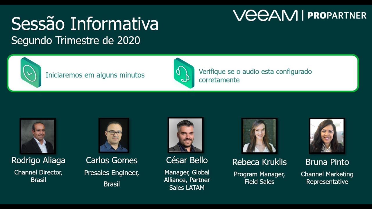 Briefing trimestral para ProPartners da Veeam® video