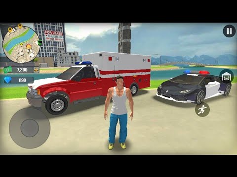 Open World US Police Car and Ambulance Driving Simulator - Best Android Gameplay
