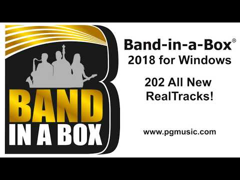 Band-in-a-Box® 2018 - 202 New RealTracks Overview
