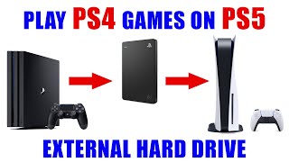 Playing PS4 Games on External Hard Drive in Playstation 5 [ Play on PS5 with Game Saved Data ]