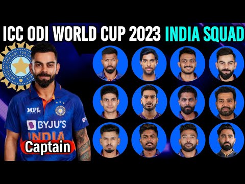 ODI World Cup 2023 | India 20 Members Team Squad | Team India Squad ODI World Cup 2023 | ODI WC 2023