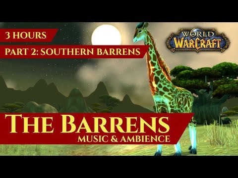Vanilla Barrens - Music & Ambience (Part 2: Southern Barrens, 3 hours, World of Warcraft Classic)
