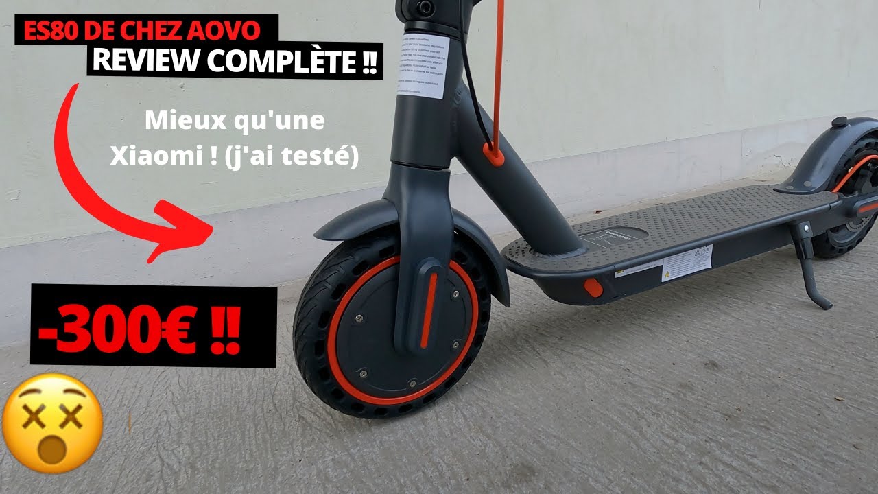 LA MEILLEURE TROTTINETTE ÉLECTRIQUE DE 2022 !! REVIEW COMPLÈTE ! (MIEUX QU'UNE XIAOMI !) AOVO ES80!