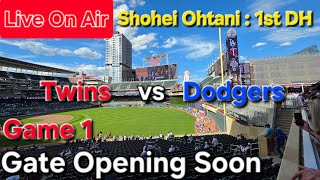 【ライブ配信】対ミネソタ・ツインズ〜シリーズ初戦〜大谷翔平選手は1番指名打者で出場⚾️まもなくゲートオープン⚾️Shinsuke Handyman がライブ配信中！