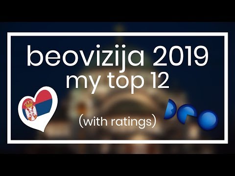 🇷🇸 SERBIA - Beovizija 2019 Final - My Top 12 (+ratings)