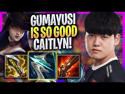 GUMAYUSI IS SO GOOD WITH CAITLYN! - T1 Gumayusi Plays Caitlyn ADC vs Jhin! | Season 2023