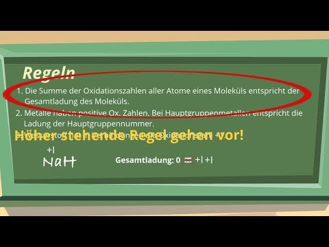 Oxidationszahlen bestimmen - Teil 1 Regeln - einfach erklärt