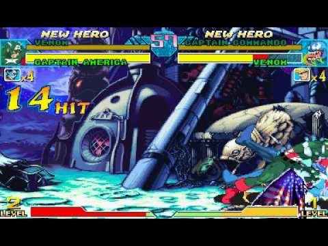 [GGPO] MvC Most common combo: Captain America