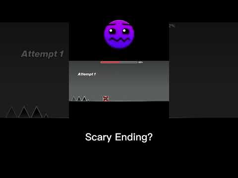 Geometry Dash : Scary Ending? 😱😨 #geometrydash #gd #shorts #gdlevels