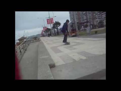 Seba Sk8 - Tirando Escalera "Las Salinas" Viña del Mar