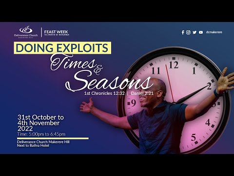 Times and Seasons by Mr. Martin Katewu Feast week Day 4 (Service Live stream 03.11.2022)