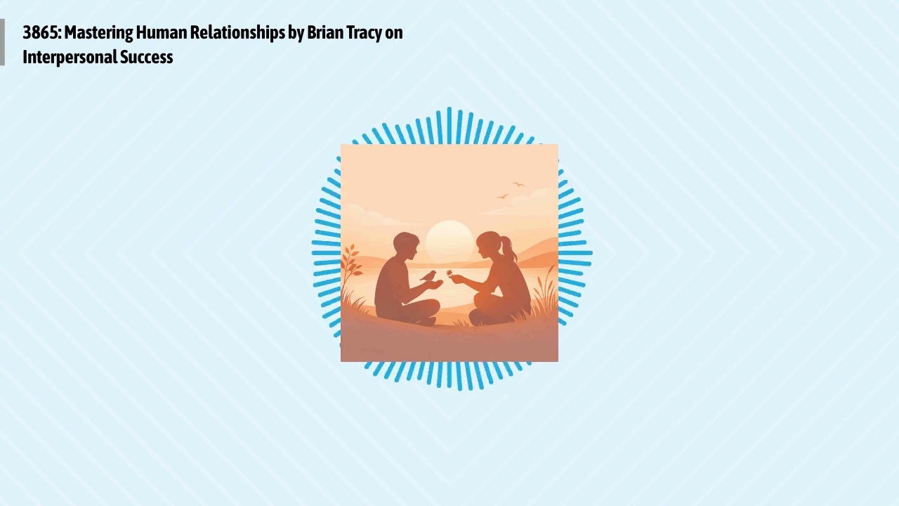 3865: Mastering Human Relationships by Brian Tracy on Interpersonal Success | Optimal Living...