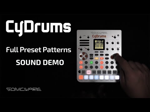 CyDrums | Expressive Drum Synthesizer [Full Preset Patterns SOUND DEMO]