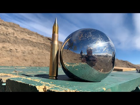 50 BMG M903 SLAP Round vs 5" Ball Bearing