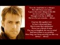 Andy Griggs - Always ( + lyrics 2002)