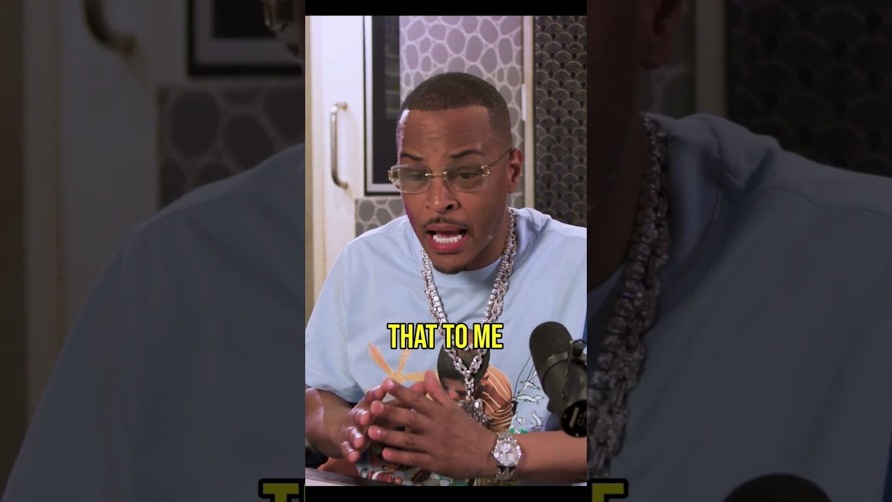 Ryan Clark Gives His Flowers to T.I.