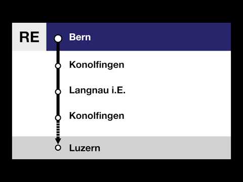 BLS Ansagen - RE Luzern–Wolhusen–Bern (DE, FR, EN) (+Kamblyzug Begrüssung)