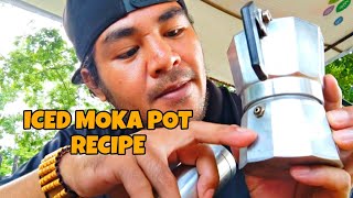 Pop up Coffee | Iced Moka Pot recipe watch til the end...