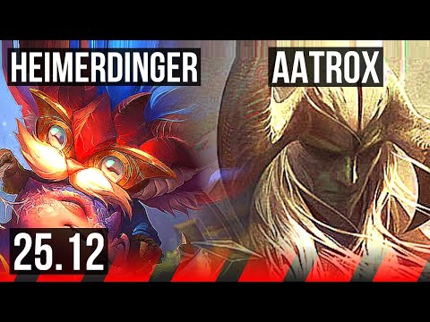 HEIMERDINGER vs AATROX (TOP) | KR Master | 25.12