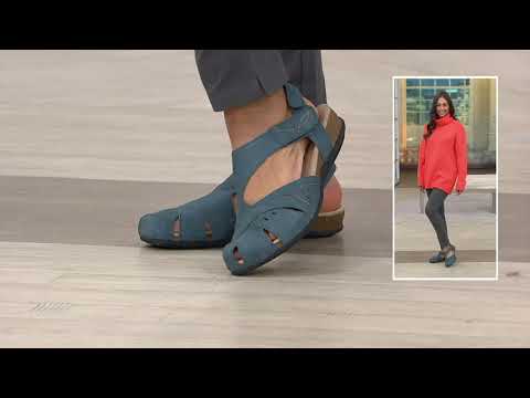 Earth Origins Leather Mary Jane with Backstrap - Bosk Birdine on QVC