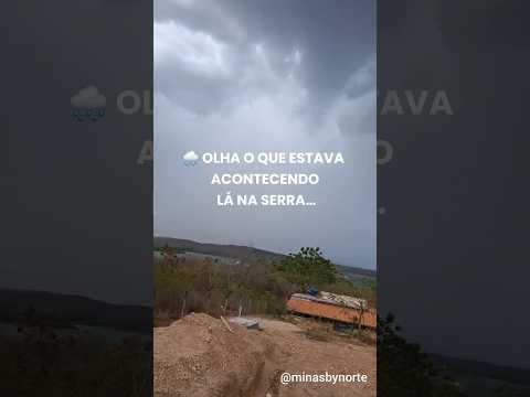 CHUVA EM JANAÚBA #Janaúba #NorteDeMinas #MinasGerais #Chuva #Serra #Barragem #Minasbynorte #Shorts