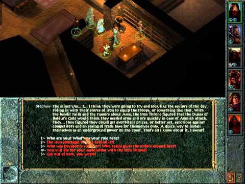 Let's Play Baldur's Gate (108) Flooding the Cloakwood Mines