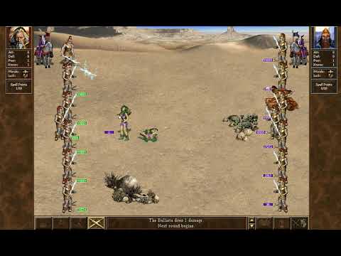 Heroes III WoG - Lords of Thunder vs Titans (99999 of each unit)