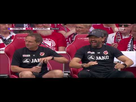 Aufstiegsspiele Rückspiel Cottbus - Flensburg