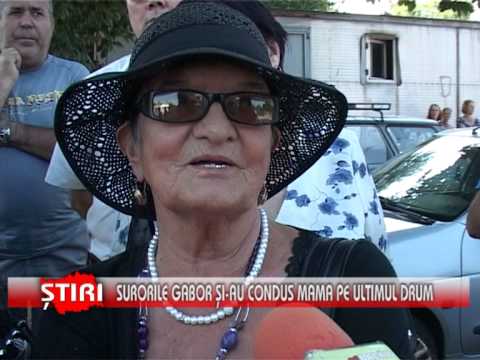 Surorile Gabor si-au condus mama pe ultimul drum - www.1tvbacau.ro (26.08.2013)