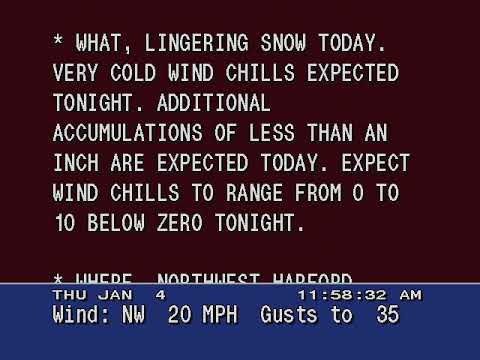 WS4000 simulator 1/4/2018 Baltimore