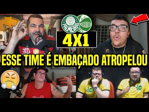 REAÇÕES DOS RIVAIS APÓS PALMEIRAS GANHAR DE GOLEADA DO JUVENTUDE! REACT PALMEIRAS 4X1 JUVENTUDE