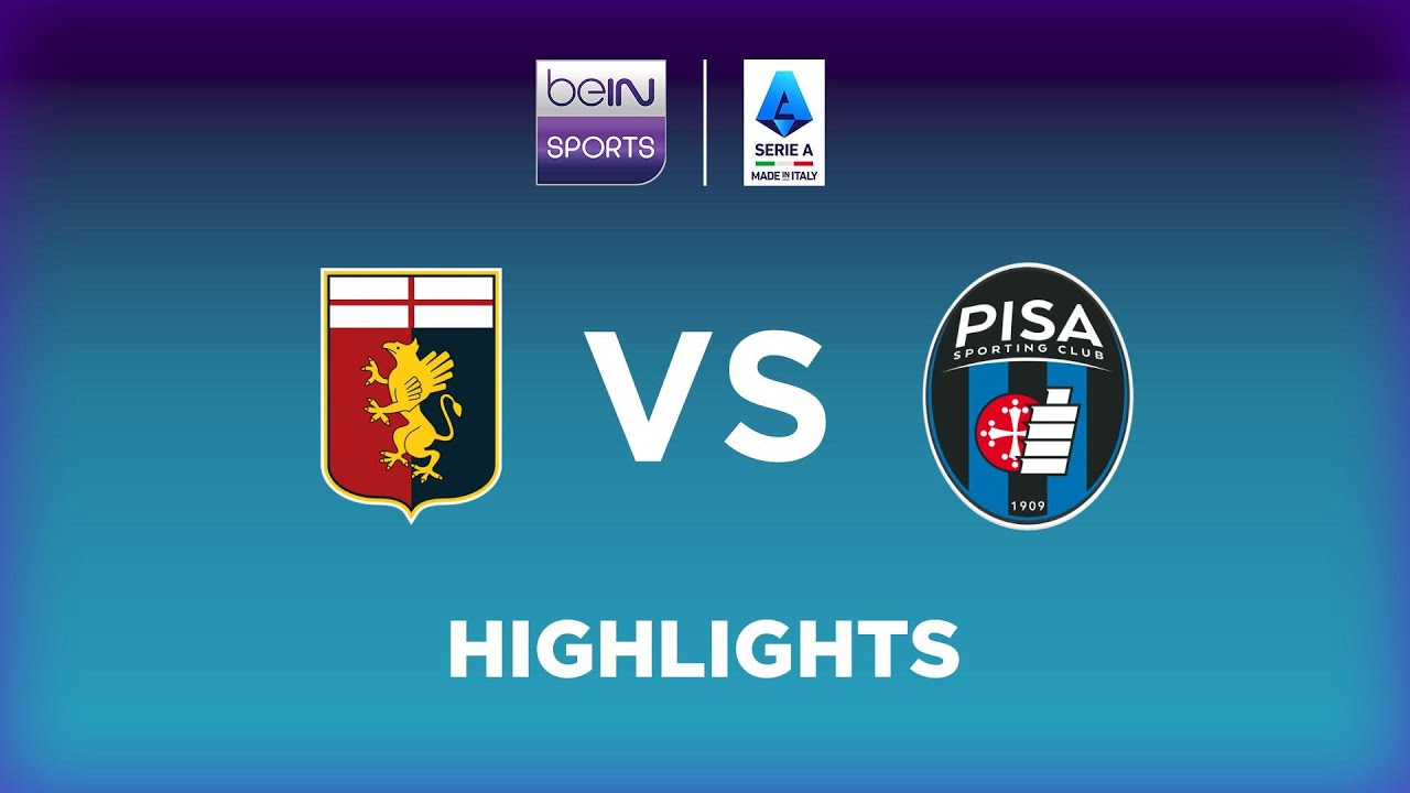 Genoa vs Pisa Goals and Key Moments Season 2025/2026
