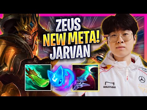 ZEUS TRIES NEW META JARVAN TOP! - HLE Zeus Plays Jarvan TOP vs Jayce! | Season 2024