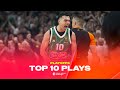 Top 10 Plays PLAYOFFS 2024 25 Turkish Airlines EuroLeague