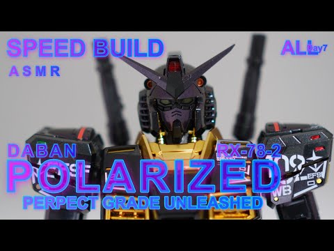 Daban PG Unleashed polarized coating 1/60 RX-78-2ㅣSpeed BuildㅣModel KitㅣASMR Build