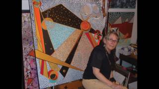 Diana Robleś Inspiration - The artist in her studio