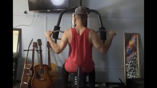 Backs Are Built in the Cold | Home Workout Vlog