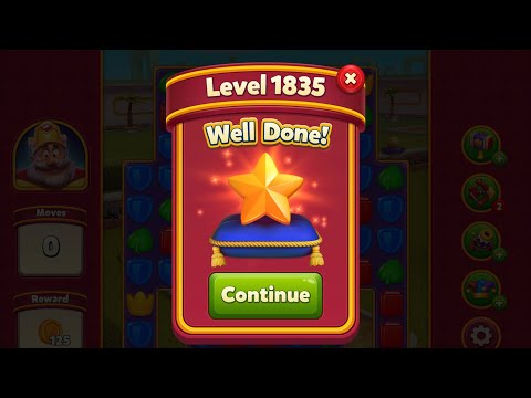 Royal Match - King Robert - Hard Level 1835