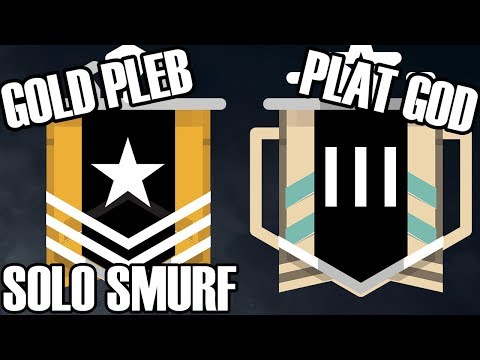 Solo Smurf: Will I Get Platinum? - Rainbow Six Siege