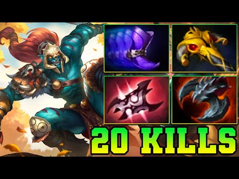 20 Kills Huskar Dota 2 !! Huskar Dota 2 Mid Lane Carry Meta 7.39 Gameplay Guide Build