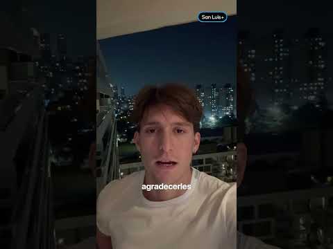 Leonardo Balerdi, nos envió un cálido saludo a todos los sanluiseños.