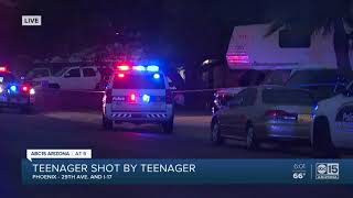 Teen accidentally shot in North Phoenix