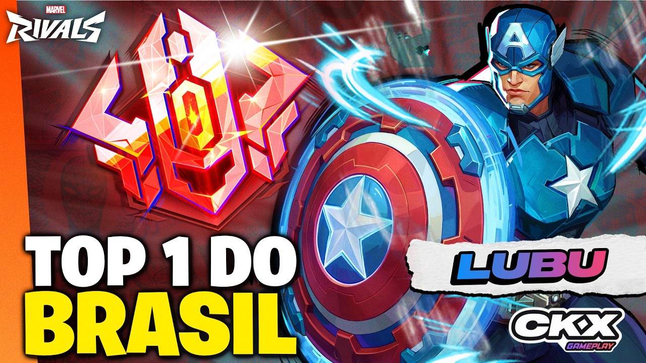 COMO O TOP 1 BR CAPITAO AMERICA JOGA MARVEL RIVALS NA TEMPORADA 3
