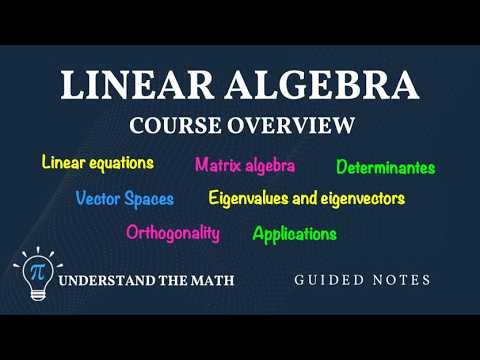 Linear Algebra Full Course | Step-by-Step Lessons, Examples & Applications